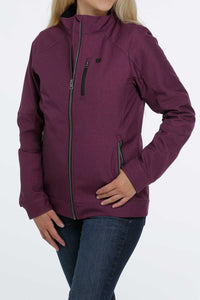 'Cinch' Women's Concealed Carry Bonded Jacket - Purple