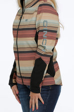 'Cinch' Women's Blanket Stripe Bonded Jacket - Multi