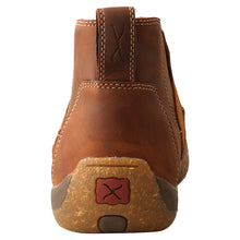 'Twisted X' Men's 4" Chelsea Basket Weave Driving Moc - Oiled Saddle