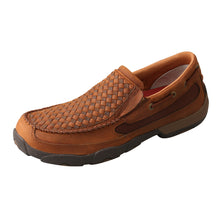 'Twisted X' Men's Driving Moc Slip On - Oiled Saddle / Brown