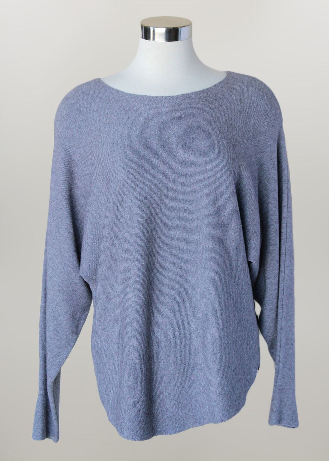 'Keren Hart' Women's Pullover Sweater - Heather Grey