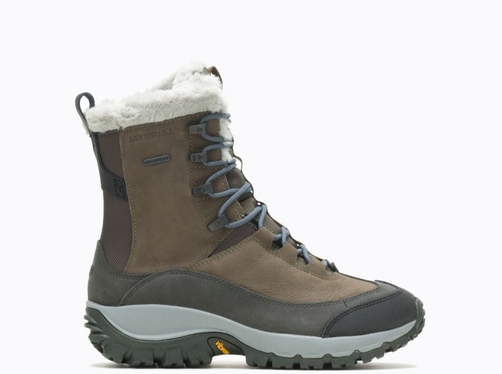'Merrell' Women's Thermo Rhea 200GR WP Winter Mid Hiker - Olive â Trav's Outfitter