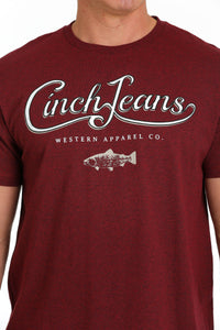 Men's Cinch Jeans Tee - Heather Khaki