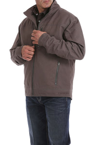 'Cinch' Men's Concealed Carry Canvas Twill Jacket - Stone