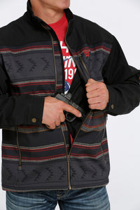 'Cinch' Men's Concealed Carry Bonded Jacket - Black