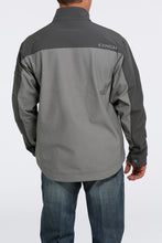 'Cinch' Men's Concealed Carry Textured Bonded Jacket - Grey (Ext. Sizes)