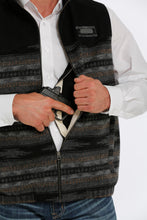 'Cinch' Men's Concealed Carry Wooly Vest -Black