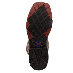 'Twisted X' Men's 12" Cellstretch EH WP Alloy Toe - Smokey Chocolate / Spice