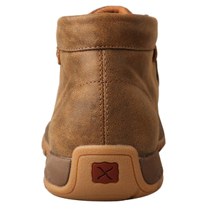 'Twisted X' Men's CellStretch® Chukka Driving Moc - Bomber / Chocolate