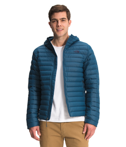 The North Face Men s Stretch Down Hoodie Small Monterey Blue