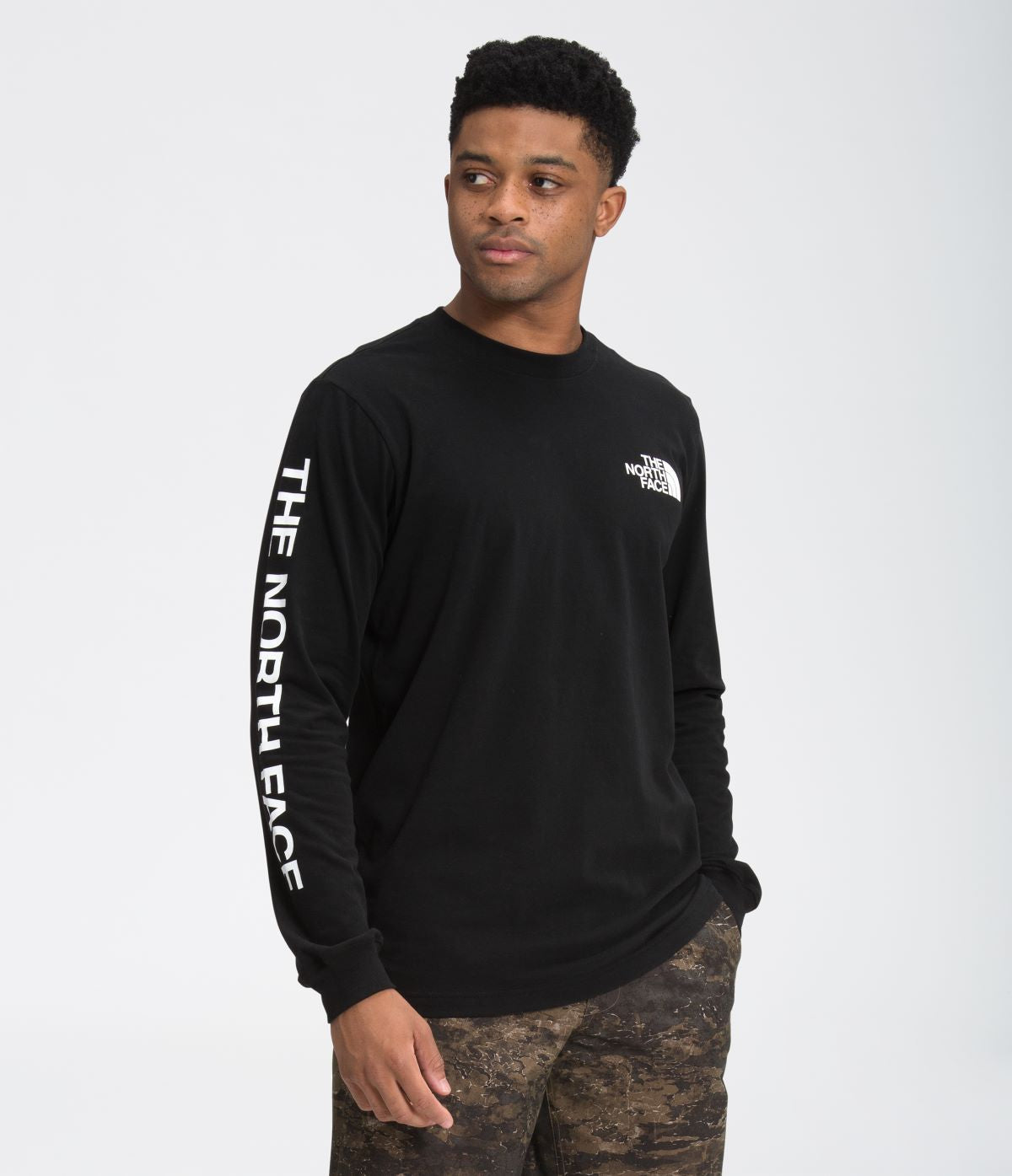 'The North Face' Men's Long Sleeve Hit T-Shirt - TNF Black