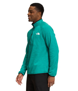 'The North Face' Men's Canyonlands Half Zip - Porcelain Green