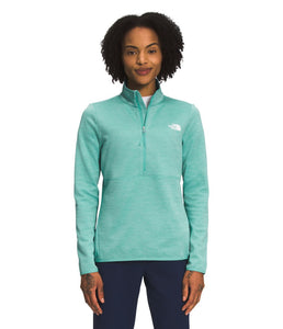 'The North Face' Women's Canyonlands 1/4 Zip Pullover - Wasabi Heather