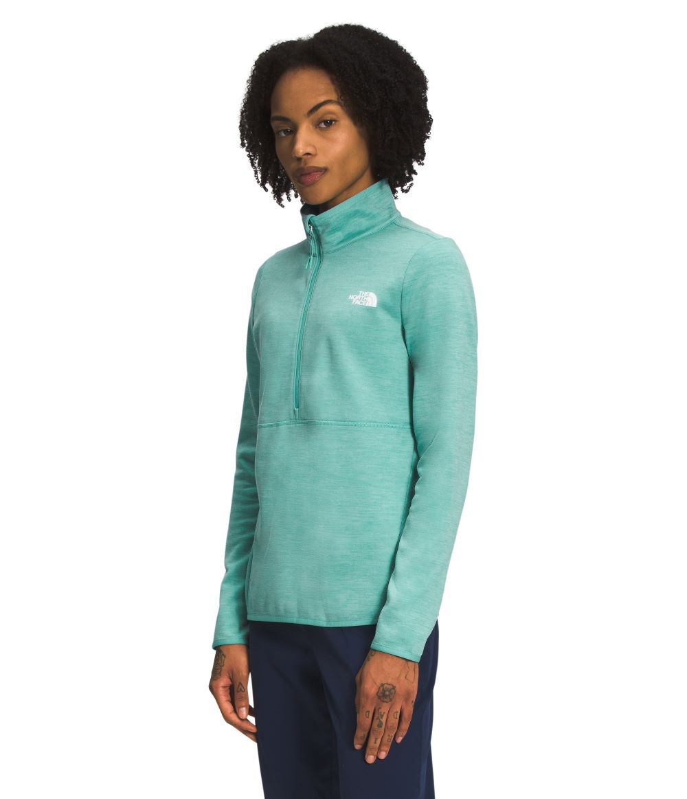 'The North Face' Women's Canyonlands 1/4 Zip Pullover - Wasabi Heather ...