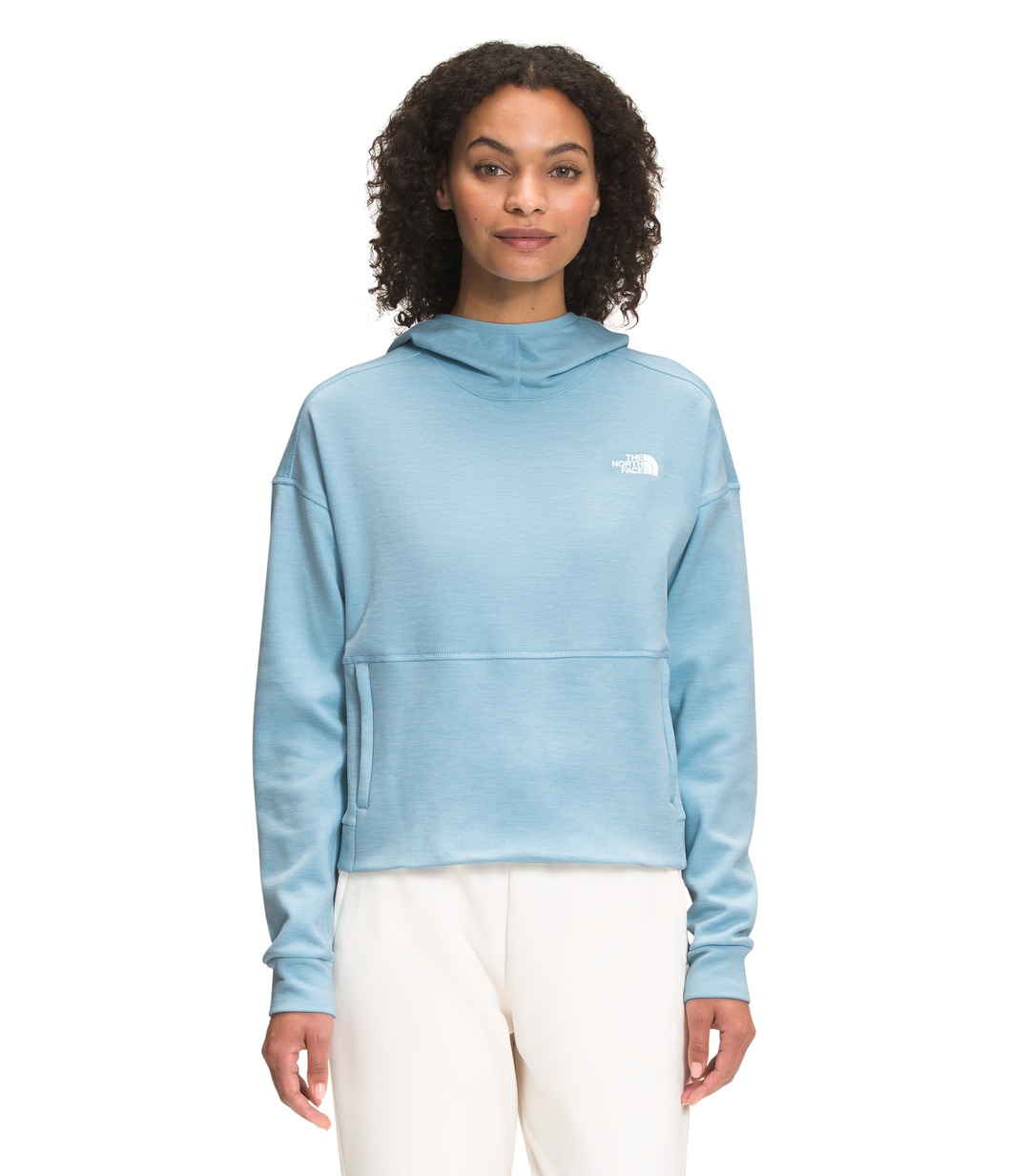 'The North Face' Women's Canyonlands Pullover Crop - Beta Blue Heather