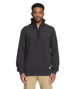 'The North Face' Men's Longs Peak Quilted 1/4 Zip - TNF Black Heather