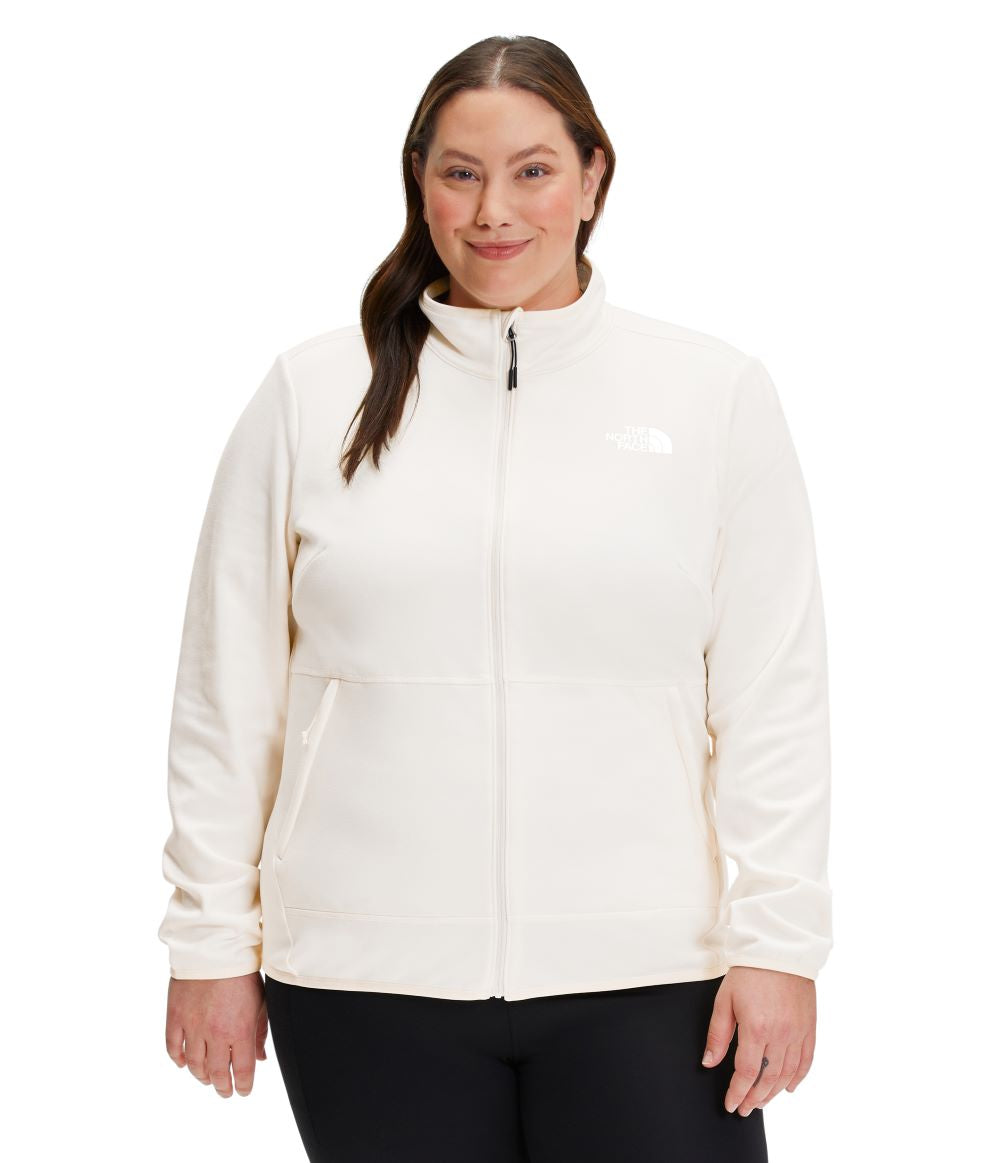 'The North Face' Women's Canyonlands Full Zip - Gardenia White Heather (ext. sizes)