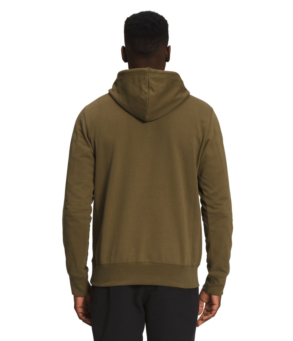 'The North Face' Men's Heritage Patch Pullover Hoodie Military Olive