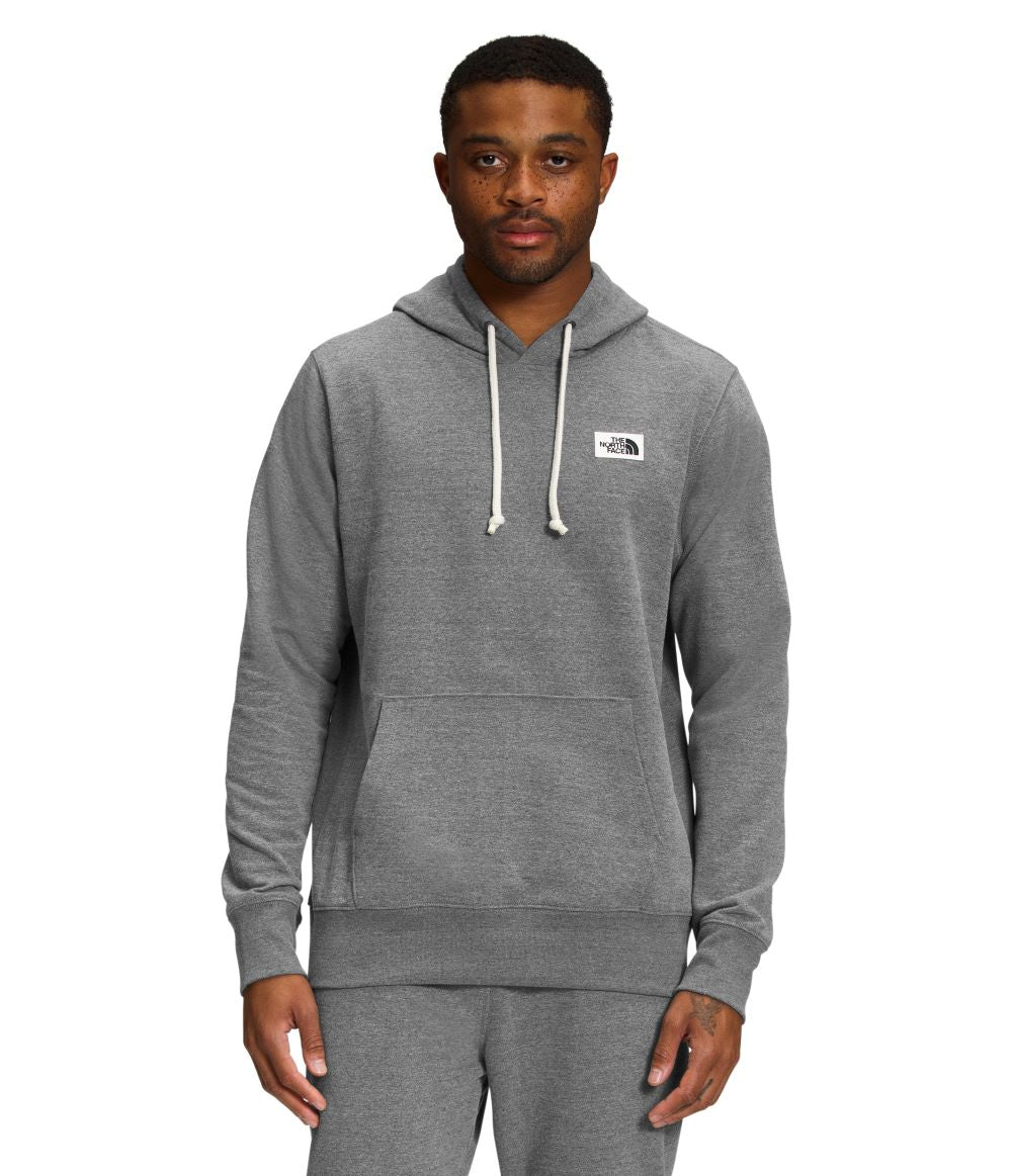 'The North Face' Men's Heritage Patch Pullover Hoodie - TNF Medium Grey Heather