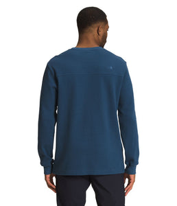'The North Face' Men's Waffle Henley - Shady Blue
