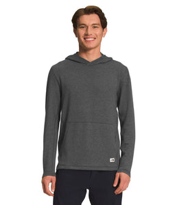 'The North Face' Men's Terry Pullover Hoodie - Dark Grey Heather