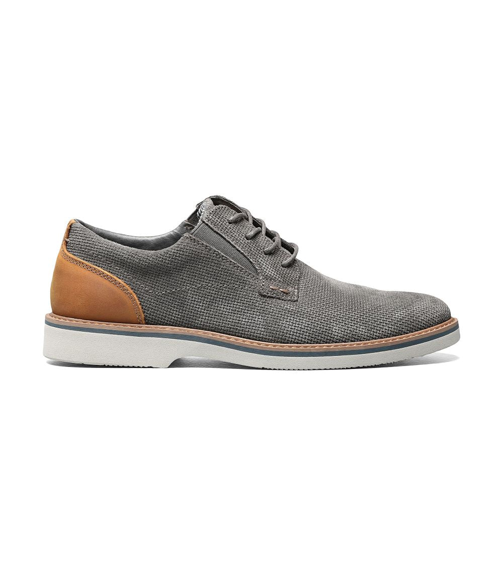 'Nunn Bush' Men's Barklay Plain Toe Oxford - Gray