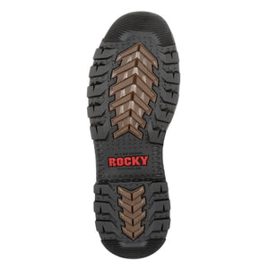 'Rocky' Men's 6" Rams Horn WP Comp Toe - Dark Brown