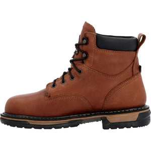 'Rocky' Men's 6" Ironclad EH WP Soft Toe - Brown / Sunset Wheat