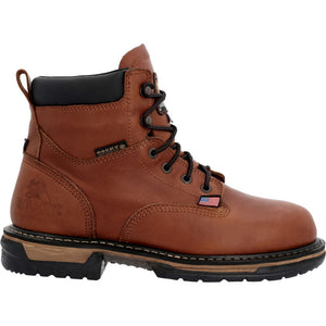 'Rocky' Men's 6" Ironclad EH WP Soft Toe - Brown / Sunset Wheat