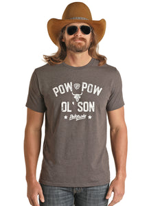 'Panhandle Slim' Dale Brisby Graphic Tee - Charcoal