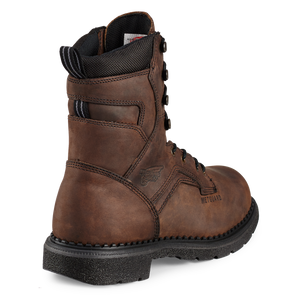 'Red Wing' Men's 8" SuperSole®Int. Metguard EH WP Lace Up Steel Toe - Brown