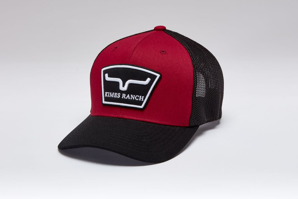 'Kimes Ranch' Unisex Hardball Trucker Cap - Red