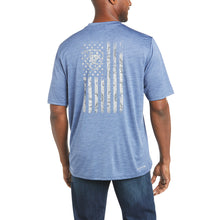 'Ariat' Men's Charger Graphic Flag T-Shirt - Old Bay