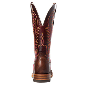 'Ariat' Women's 12" Belmont Western Square Toe - Crackled Cafe