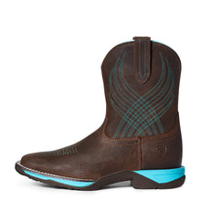 'Ariat' Youth 8" Anthem Western Square Toe - Brown Croco Print