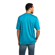 'Ariat' Men's Charger Basic  Short Sleeve Tee - Young Turquoise