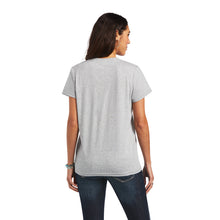 'Ariat' Women's R.E.A.L. Cow Pasture Short Sleeve Tee - Heather Grey