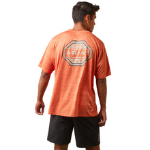 'Ariat' Men's Charger Ariat Stamp T Shirt - Blood Red