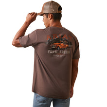'Ariat' Men's Farm Truck T-Shirt - Brown Heather