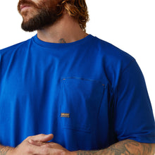 'Ariat' Men's Rebar Workman Born For This T Shirt - Blue Heather