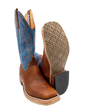 'Anderson Bean' Men's 13" Briar Mad Dog Western Boot - Brown / Blue