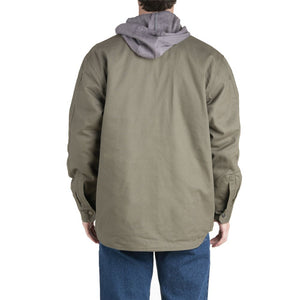 'Berne' Men's Throttle Hooded Shirt Jacket - Sage
