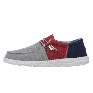 'Hey Dude' Men's Wally Sox - Tri Fans Red White Blue