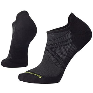 PhD Run Light Elite Micro Sock - Black / Charcoal / Lime Green
