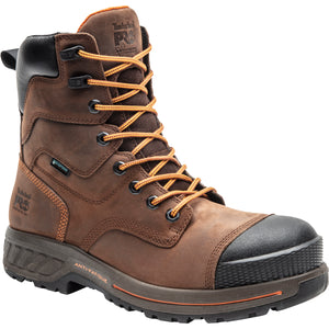 'Timberland Pro' Men's 8" Helix HD 400GR Insulation EH WP Comp Toe - Brown / Black