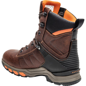 'Timberland Pro' Men's 8" Hypercharge EH WP Soft Toe - Brown / Black