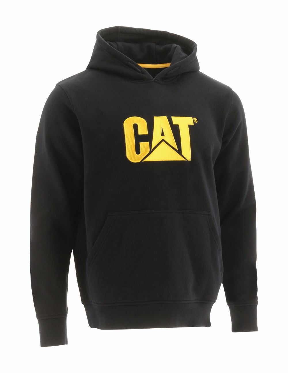 'Caterpillar' Men's Trademark Hooded Sweatshirt - Black