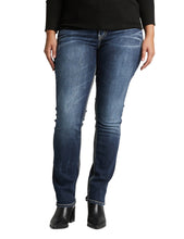 'Silver Jeans' Women's Suki Mid Rise Straight Leg - Dark Indigo (Ext. Sizes)