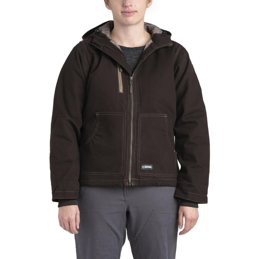 Berne' Men's Flex180 Washed Hooded Jacket - Black – Trav's Outfitter