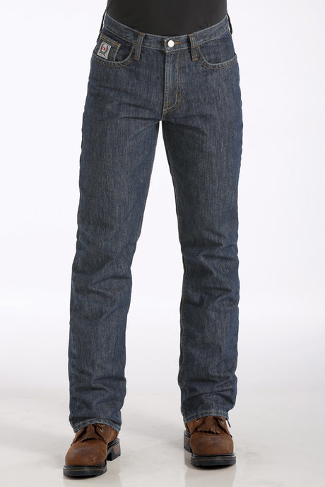 'Cinch' Men's White Label Fire Resistant Relaxed Fit Straight Leg - Indigo Blue
